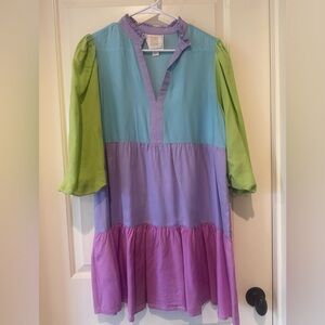 Emily McCarthy Color Block Frankie Dress Size Medium